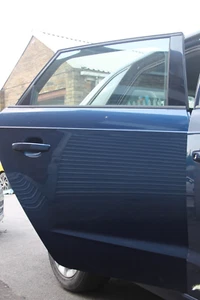 Audi A3 Sportback TDI O/S Tür hinten rechts blank in blau 2014 - Bild 1 von 4