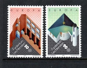 LIECHTENSTEIN MNH 1987 SG912-913 EUROPA - Picture 1 of 1