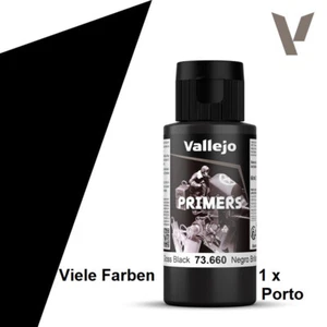 Vallejo Grundierung Surface Primer 73.660 Grundierung schwarz glänzend 60ml - Bild 1 von 1