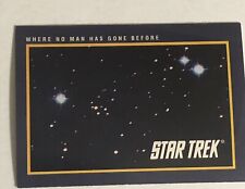 Star Trek Trading Card Vintage 1991 #1 Where No Man Has Gone Before