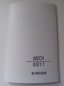 Singer Touch tronic 6201 Sewing Machine Manual (also 6211) Reprint - Picture 1 of 11