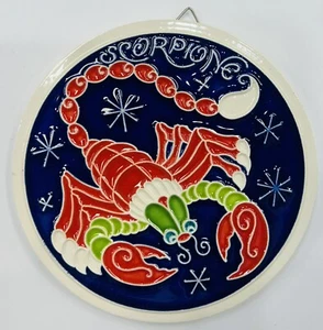 Skorpion Horoskop Plakette 4,3/4’’ Made by Hand in Italy - Bild 1 von 3