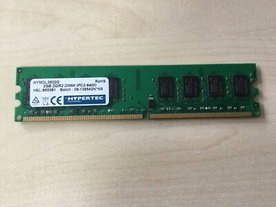 HYMDL3502G Hypertec 2GB PC2-6400 DDR2 DIM HEL:855381 - Image 1 of 3