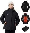 Cadai Women's 3-in-1 Heated Jacket with Battery Pack 5.2V Size XXL IN HAND✅