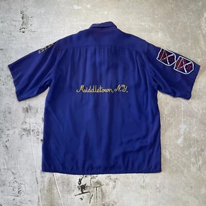 True Vintage 60s Sire Gabardine Shirt National Rifle Association Chain stitched - Picture 1 of 12