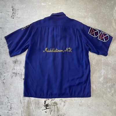 True Vintage 60s Sire Gabardine Shirt National Rifle Association Chain stitched - Image 1 of 4