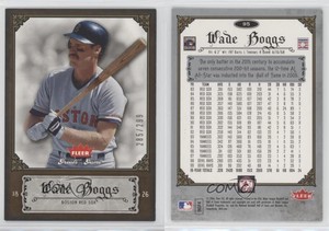 2006 Fleer Greats of the Game Copper /299 Wade Boggs #95 HOF