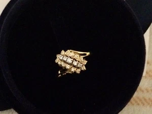 14 K Yellow Gold 0.50 Ctw Natural Diamond Engagement/ Anniversary Ring. - Picture 1 of 12