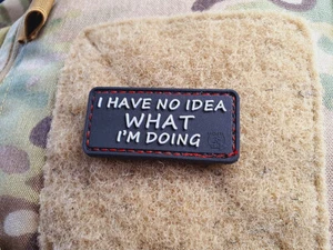 JTG No Idea What I´m Doing Patch, JTG 3D Rubber Patch - Bild 1 von 6