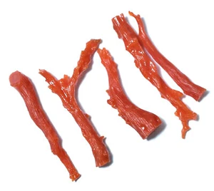 5 Stck. unbehandelte natürliche rote italienische Koralle Stab 7,90 ct seltene Facette Edelstein - Bild 1 von 9