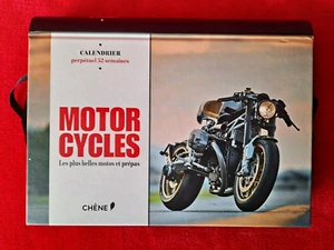 Calendrier perpétuel Motor Cycles CHENE Motos et prépas Harley Davidson BMW ... - Imagen 1 de 11