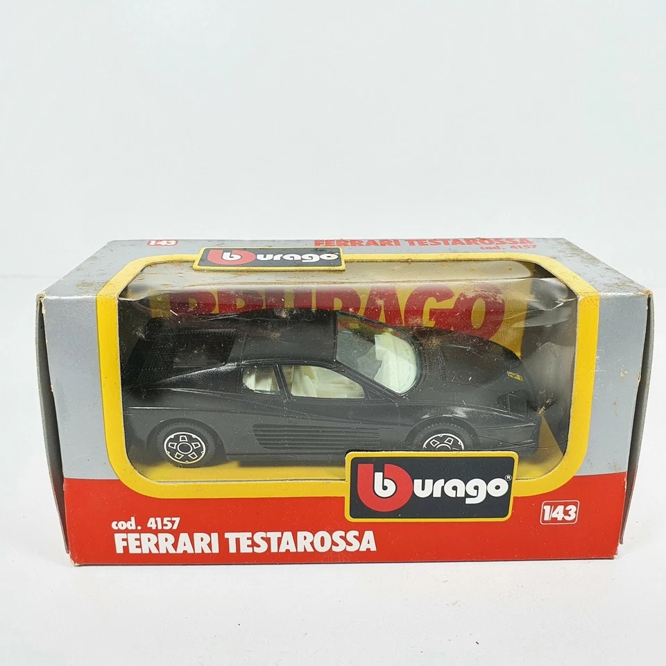 1/43	AUTO COCHE CAR FERRARI TESTARROSSA BURAGO COD.4157 - Imagen 1 de 1