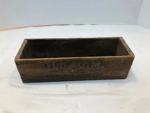 Caja de Queso Proceso Americano Color Antiguo Hogar Madera Decoración Primitiva 9." - Imagen 1 de 10