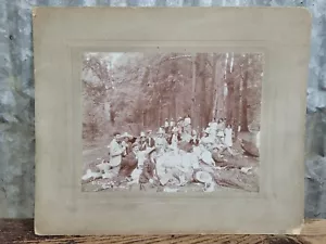 12x10 Schrankkarte El Desierto 1900 Cox & Carmichael Foto Mexiko Picknick Tour - Bild 1 von 9
