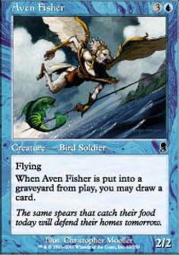 Aven Fisher - Foil ~ Moderately Played Odyssey MTG Magic UltimateMTG Blue Card - Image 1 of 1