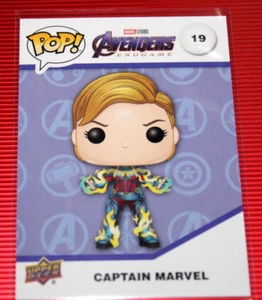 Captain Marvel 2023 Upper Deck Collectible Funko Pop! Card No. 19 - Picture 1 of 2