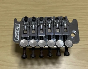 80s FERNANDES Floyd Rose FRT-4 Tremolo Bridge Chrome Excellent++ - Picture 1 of 5