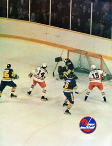 1976 Winnipeg Jets Home vs Edmonton Oilers WHA World Hockey Association Program