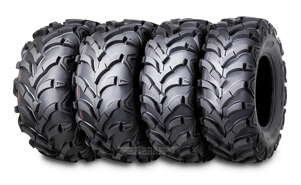 4 WANDA ATV/UTV Tires 25X8-12 25X10-12 for 2002-2006 KAWASAKI PRAIRIE 650/700 - Image 1 of 4