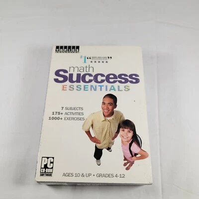 Math Success Essentials PC CD-ROM 软件主题教育畅销 2004-06 — 第 1/4 张图片