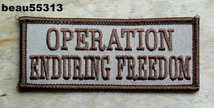 ⭐OPERATION ENDURING FREEDOM GREAT FOR YOUR HARLEY VEST AND JACKET PATCH - Picture 1 of 1