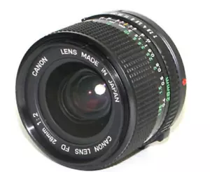 USED Canon New FD NFD 28mm F2 MF Wide Angle Prime Lens from Japan FREESHIPPING - Picture 1 of 1