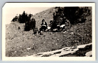 RPPC c1920s San Il Deafaurer Mrs. Rickets Billy Mary Hillside Vintage Postcard