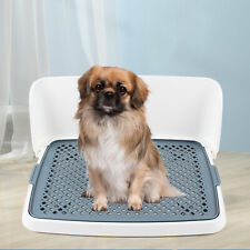 Portble Dog Toilet Training Potty Pet Pee Mat Pad Tray Indoor Potty Mat Gray