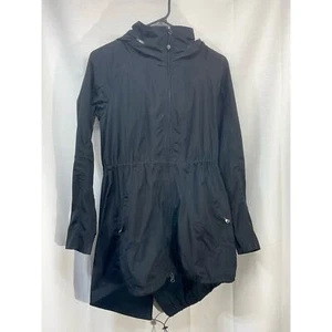 Giacca donna Athleta nylon full zip cappuccio nascondiglio taglia XXS - Foto 1 di 5