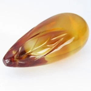 10.33Cts Shimmering Natural Citrine Drop Carving Collection Loose Gemstone - Picture 1 of 5