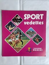Original Album Empty Vide Lire Panini Foot Boxe Tennis Gym Cycle Sport Vedettes