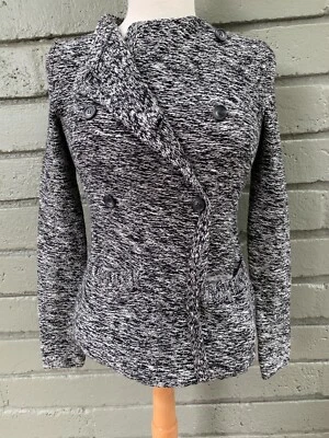 Marca Lucky Talla XS Doble Pecho Negro Blanco Mármol Foto 1 de 4