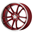 ASANTI ABL-23 Sigma 20X10.5 5x112 Offset 38 Candy Red With Chrome Lip (Qty of 1)