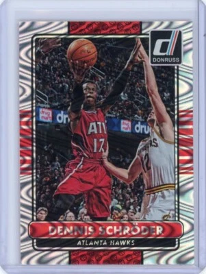2014-15 Donruss Dennis Schroder Swirlorama - Atlanta Hawks - Image 1 of 2
