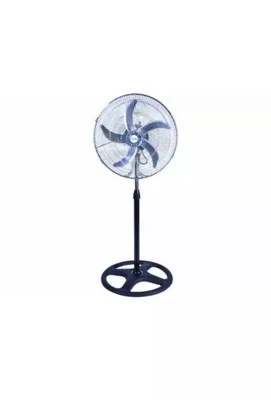 Ventilatore a piantana 50cm - 3 Velocità - Altezza Regolabile - Argento - Immagine 1 di 4