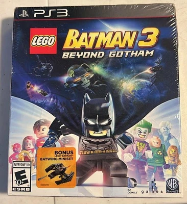 NEW LEGO Batman 3: Beyond Gotham w/Batwing Miniset Sony PS 3 Playstation - Image 1 of 2