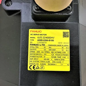 Fanuc AC servo motor A06B-0266-B100 - Picture 1 of 3