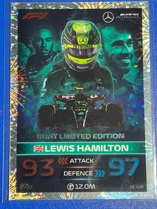 Topps Turbo Attax 23 F1 Goat Limited Edition Lewis Hamilton #LE4UR - Bild 1 von 3