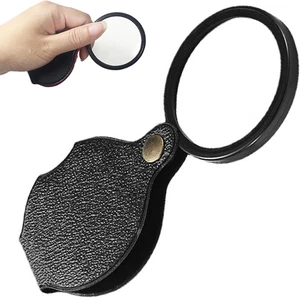 20X Pocket Magnifier, Rotating Folding HD Mini Portable for Reading Student Pock - Imagen 1 de 12