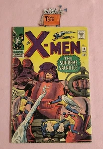 THE X MEN #16 COMIC BOOK TERCERA APARICIÓN CENTINELAS SACRIFICIO SUPREMO MARVEL 1966 - Imagen 1 de 7