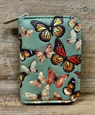 Bolsa de moedas de couro sintético vegana Shag Wear 3,25" x 4,25" - Imagem 1 de 4