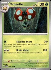 Pokemon - 2X Ferroseed #127/182 - SV04: Paradox Rift Common - Picture 1 of 2