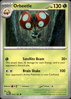 Pokemon - 2X Ferroseed #127/182 - SV04: Paradox Rift Common - Image 1 of 2