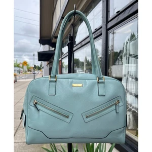 GUCCI Bebé Azul Mino Logo Micro GG Guccissima Cuero Asa Superior Bolso Cartera - Imagen 1 de 11