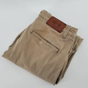 34 Heritage Charisma Chino Comfort Rise Classic Fit Mens 35x34 Khaki Pants - Picture 1 of 10