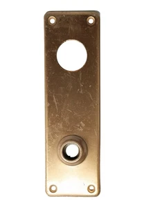 Esquina redondeada de latón estándar de 7,5 pulgadas Placa trasera - Imagen 1 de 2