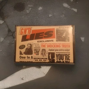 GN’R Guns N’ Roses Lies Cassette US 1988 Geffen min offer $4.07 - Picture 1 of 2