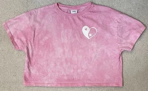 Top corto Zara Girrls 11/12 rosa Malibú costa oeste - Imagen 1 de 6