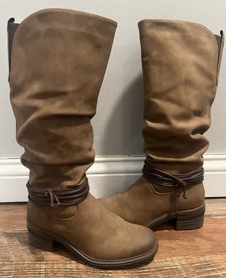 Botas altas Madeline marrón arándano para mujer talla 7 Foto 1 de 4