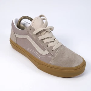 Vans Old Skool Sneaker UK 4 Neutral Block Grey Gum Schnürschuhe Wildleder Canvas Neu - Bild 1 von 19